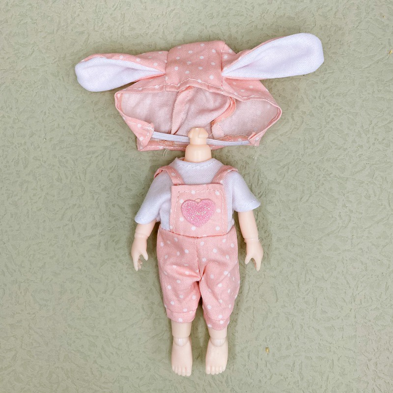 Bộ Đồng Phục Búp Bê BJD 16cm OB11 17CM Tỉ Lệ 1 / 12 Dễ Thương
