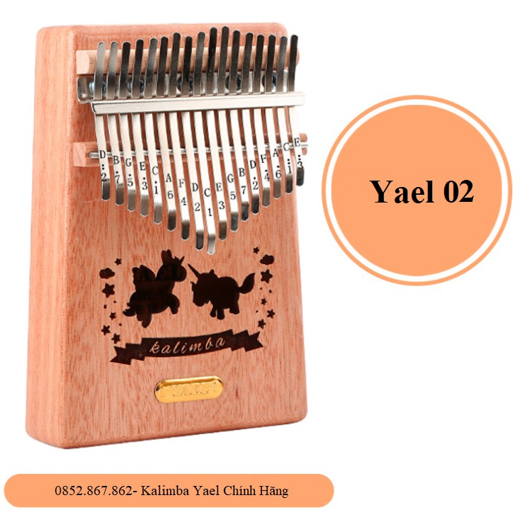 Đàn kalimba 17 phím YAEL -Cao cấp đủ phụ kiện âm vang phím chuẩn đủ mẫu YAEL0215-IM20