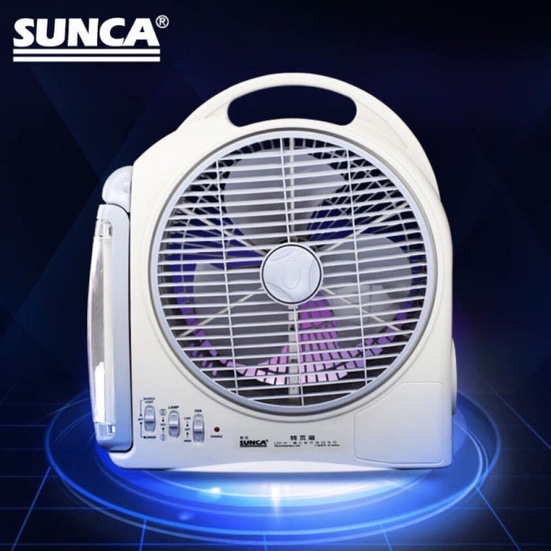 QUẠT ĐÈN TÍCH ĐIỆN SUNCA SF-299A 2 ác quy