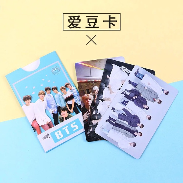 Set 3 card cứng BTS/V/Jungkook/Jimin