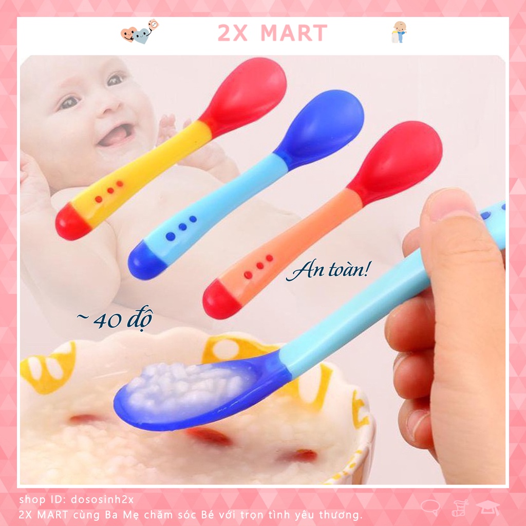 Thìa ăn dặm báo nóng cho bé