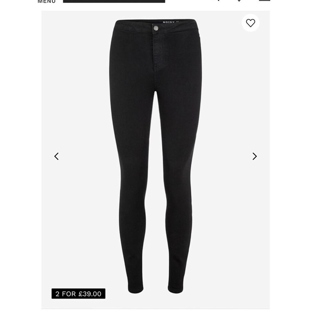Quần skinny jean Noisy May xuất xịn