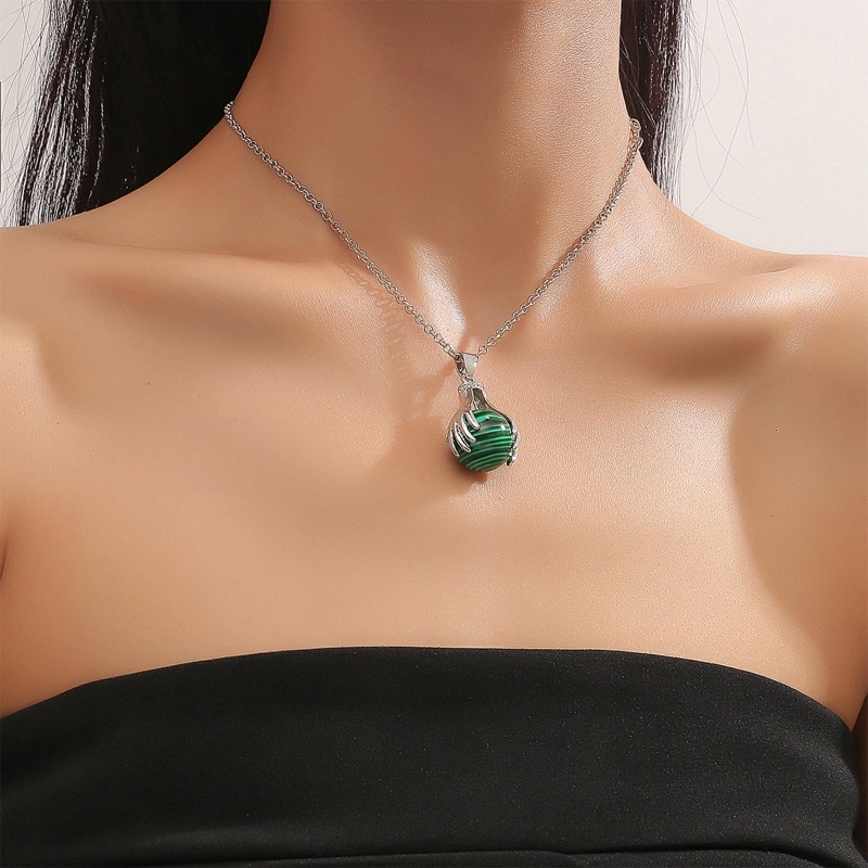 Dây Chuyền Hạt Đá Mắt Hổ Thời Trang