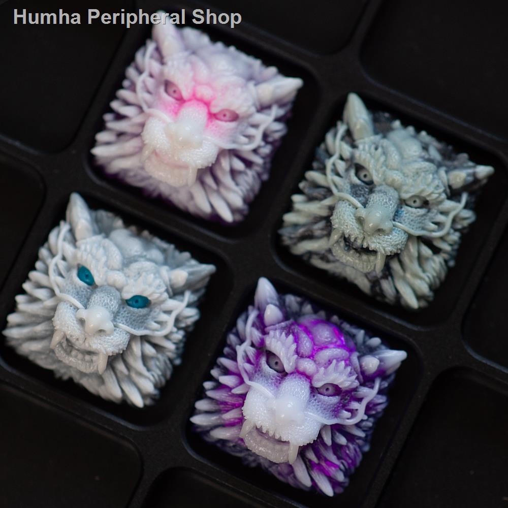Artisan Đầu Rồng Bằng Nhựa Resin Làm Thủ Công Cho Bàn Phím Cơ
