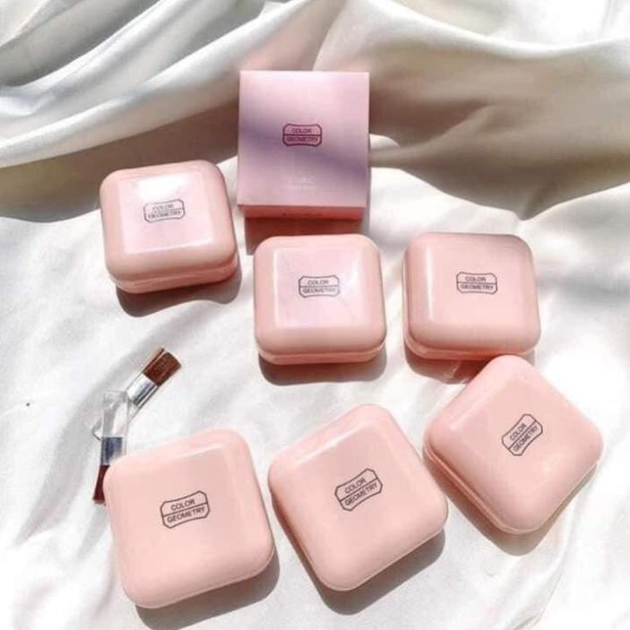 Phấn Má Hồng Đơn Sắc Lameila Blusher Color Geometry - Chất Phấn Mỏng Mịn, Bền Màu Lâu Trôi