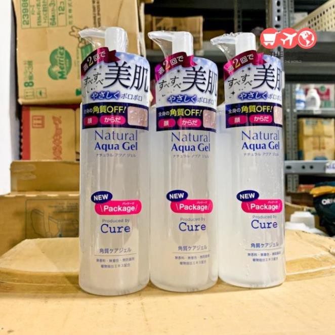 [Tặng 1000 xu] Tẩy Da Chết Cure Natural Aqua Gel Hàng Nhật Nội Địa 250ml | BigBuy360 - bigbuy360.vn
