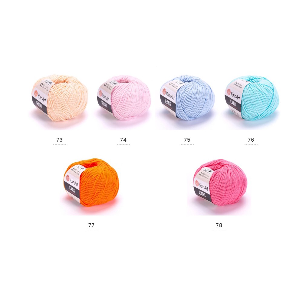 Len YarnArt Jeans nhập khẩu Thổ Nhĩ Kì (Bảng 2: 60-91)