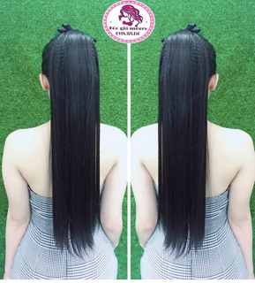 Tóc giả tóc cột thẳng 55cm