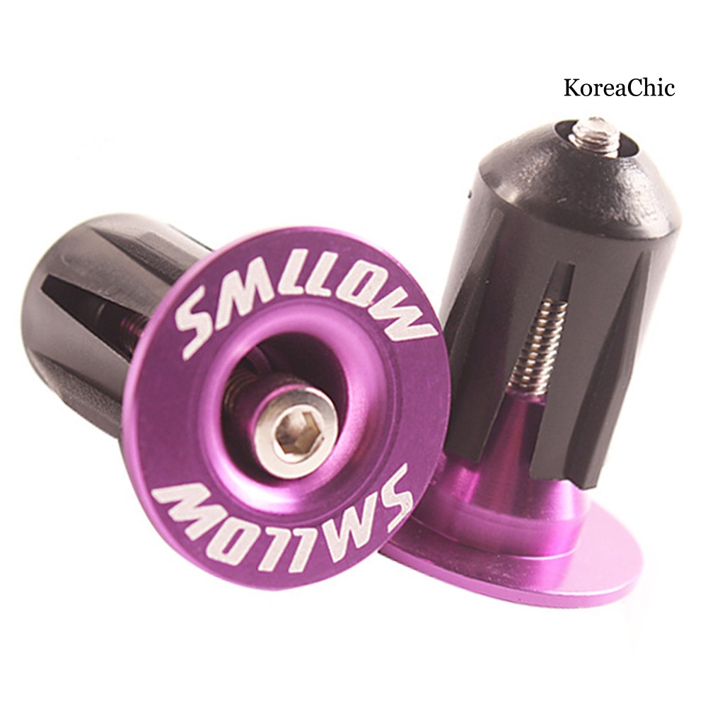 Bộ 2 nút bịt đầu tay cầm cho xe đạp bằng hợp kim nhôm