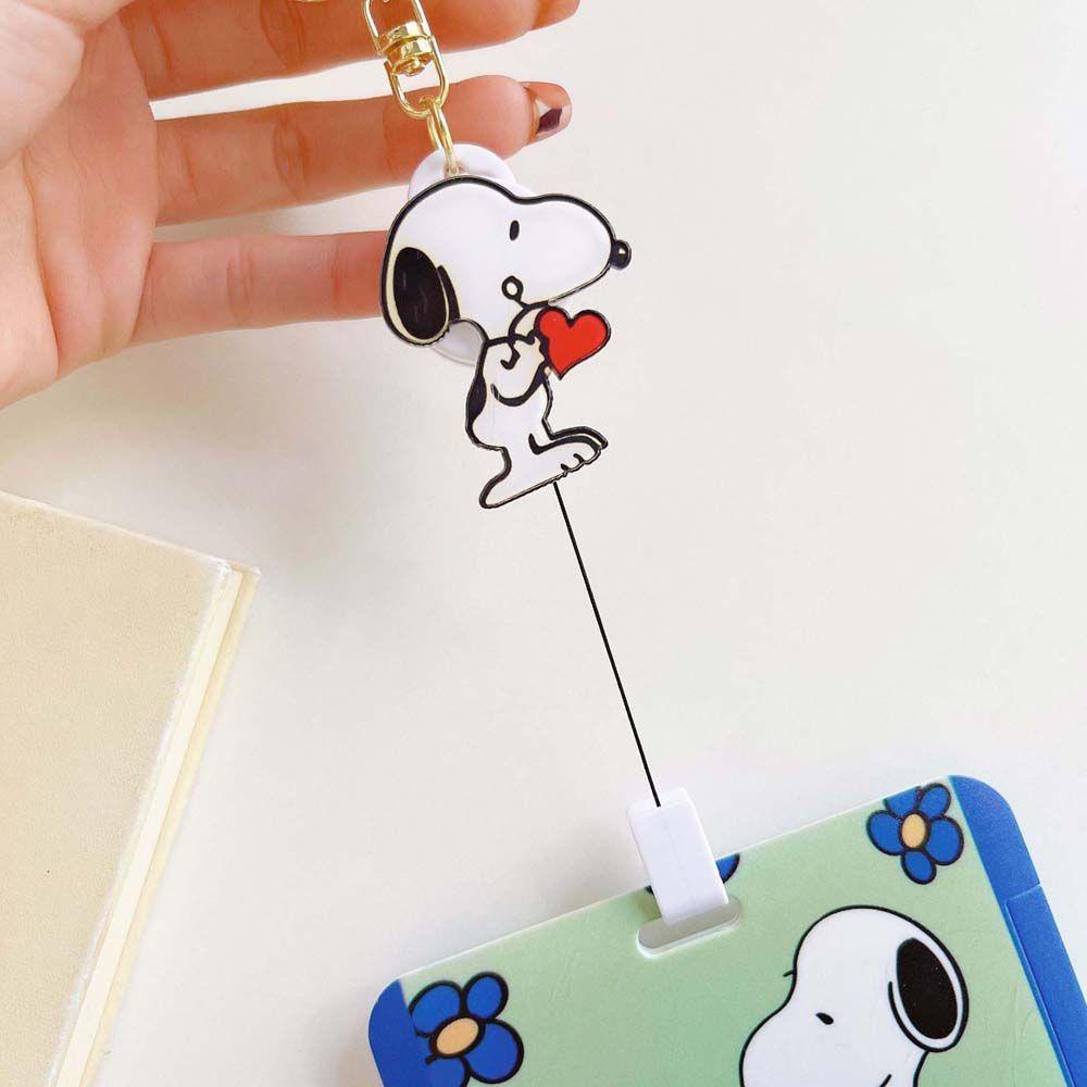 Ví Đựng Thẻ ID / Thẻ Ngân Hàng / Móc Khóa Hình Chú Chó Hoạt Hình Dễ Thương