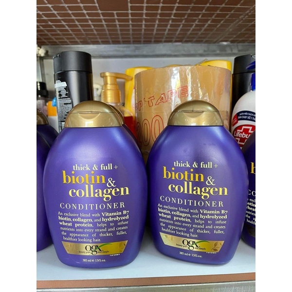 Combo gội + xả biotin