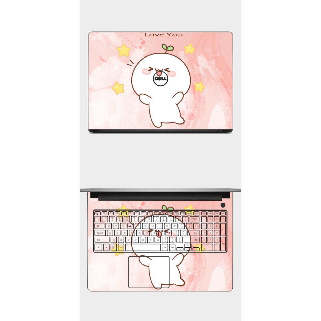 Skin Pink - Màu hồng dễ thương. Full Các Dòng Như: Dell, Hp, Acer, Asus, Macbook,...