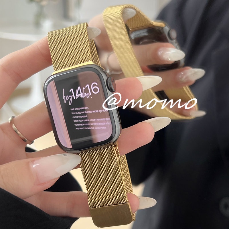 Stainless Steel Strap for Aple Watch Series Ultra 8 7 6 5 4 3 2 1 Milanese iWatch Strap Apple Watch Band