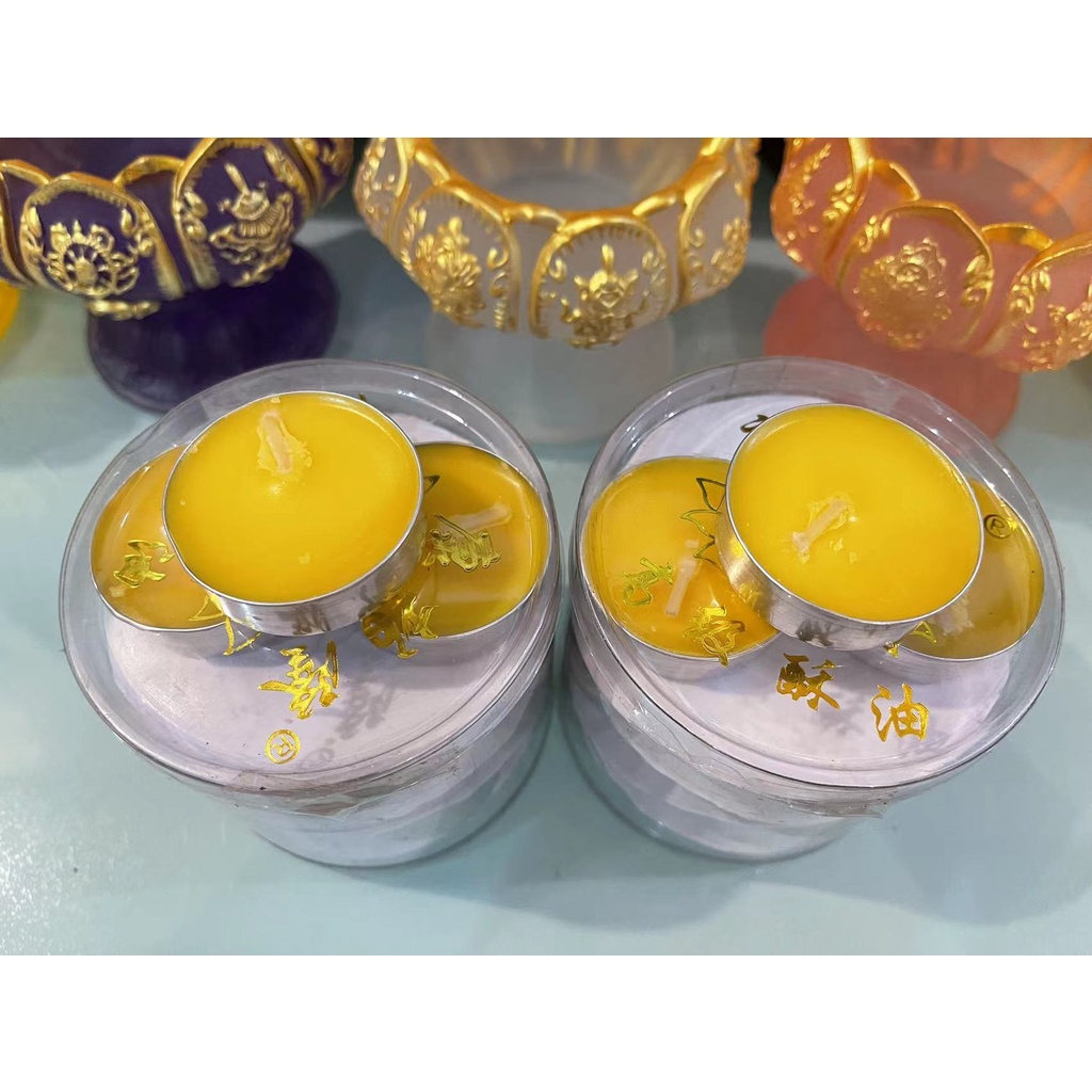 Nến 28 Viên 4h Đỏ - Vàng