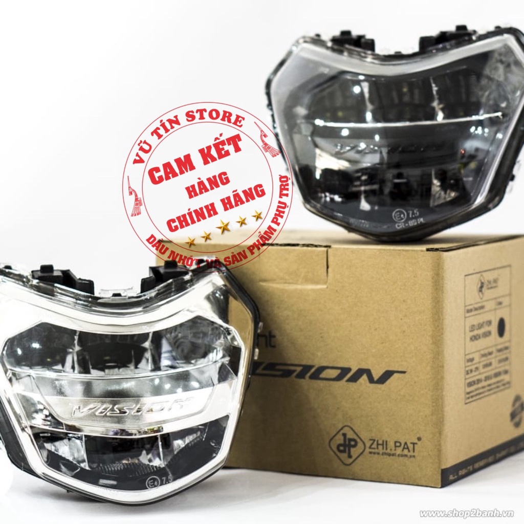 Cụm đèn Led 2 Tầng Zhipat cho Vision đời 2014 - 2019