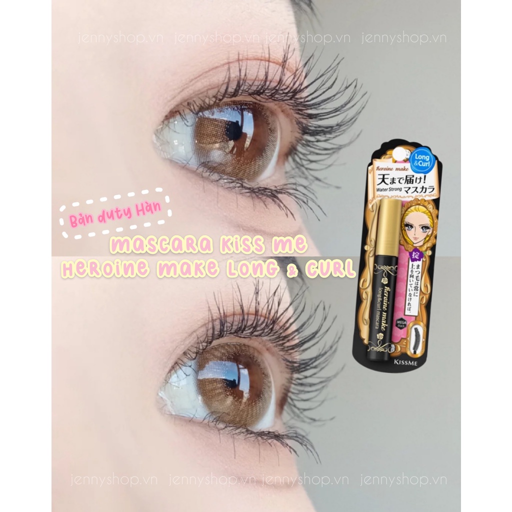 Chuốt Mi Kiss Me Heroine Super Waterproof Mascara Nhật Bản