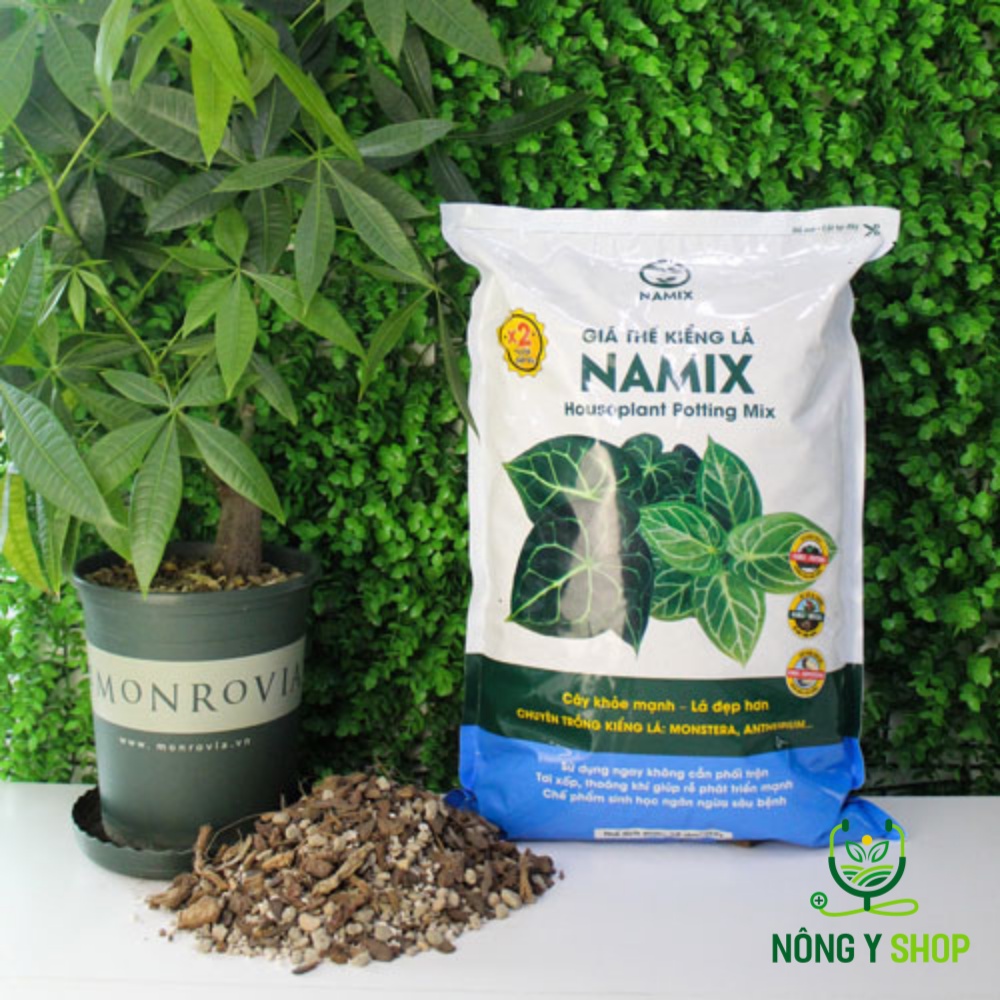Đất trồng kiểng lá Namix 10 lít, giá thể trồng các cây kiểng lá