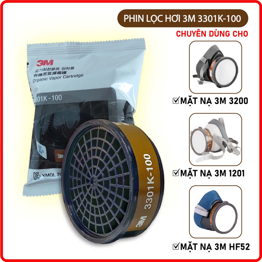 Phin lọc 3M 3M 3301K-100 - quả lọc 3M 3301K-100