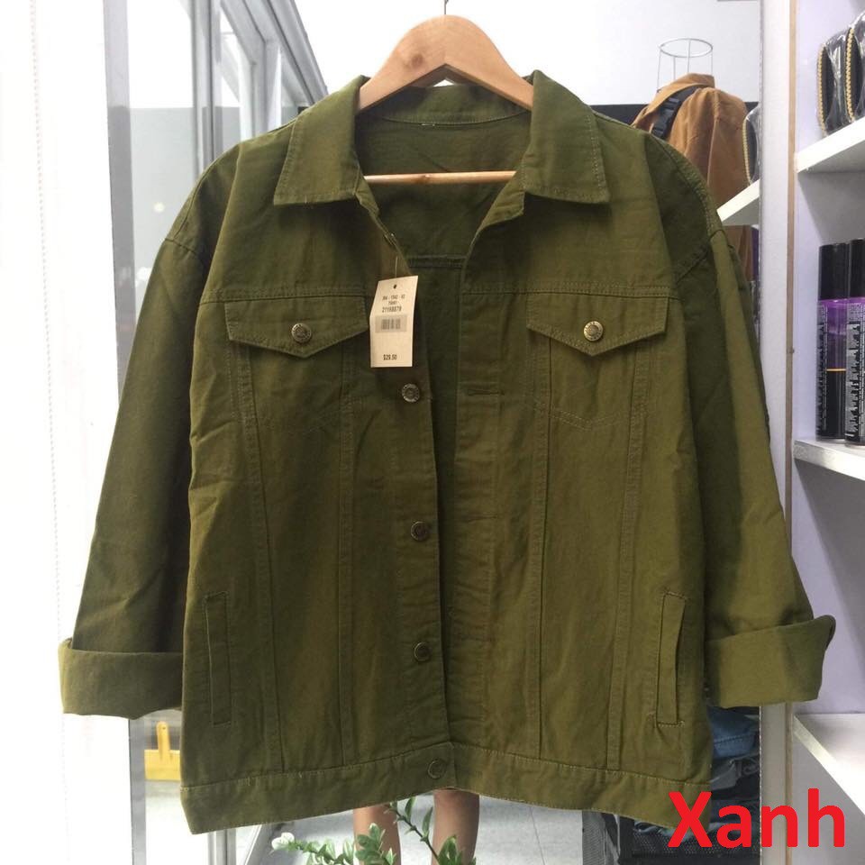 Áo khoác kaki cao cấp - áo khoác unisex đủ màu chất jean kaki mềm mại rất đẹp hàng nhập Quảng Châu