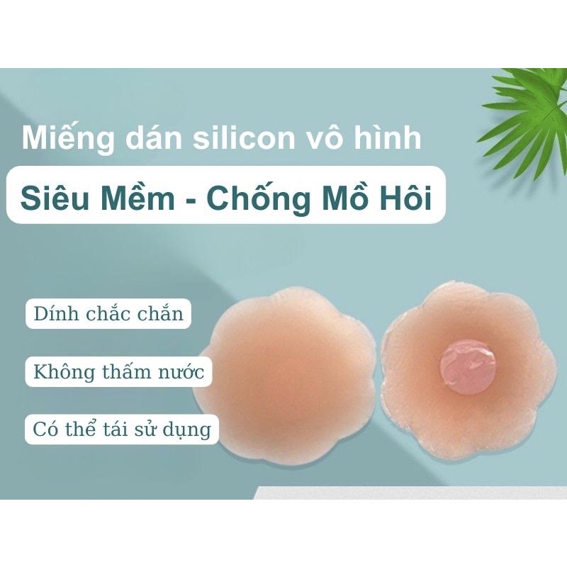 Cặp dán ti/ Dán ngực tàng hình siêu mềm silicon