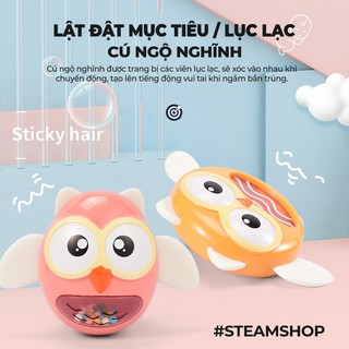 Cú lật đật mục tiêu đồ chơi, lục lạp đồ chơi siêu ngộ nghĩnh