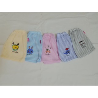 Quần chục đùi cotton kẻ cho bé