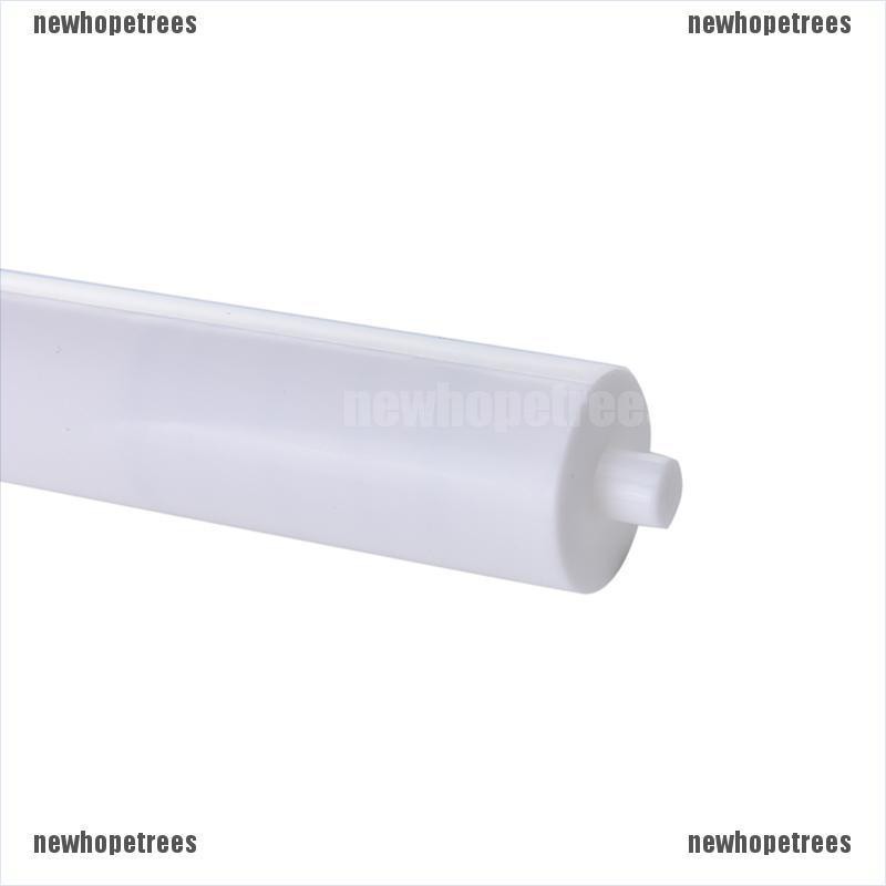 newhopetree White Plastic Replacement Toilet Roll Holder Roller Spindle Spring
