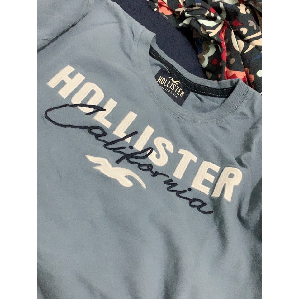 Áo phông ngắn tay tay Hollister hàng chính hãng