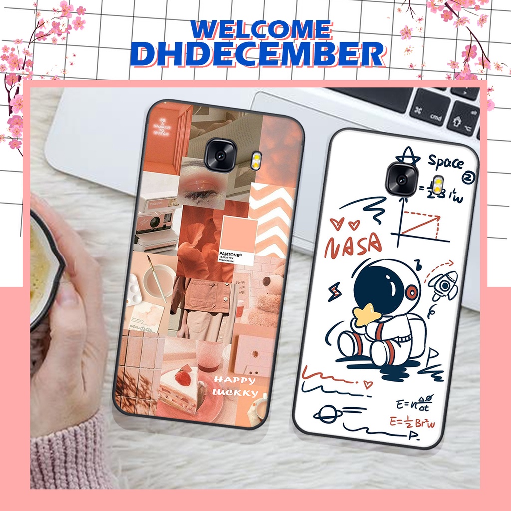 Ốp lưng Samsung Galaxy C9 PRO in hình nice, good luck happy ốp xinh viền dẻo đẹp chất