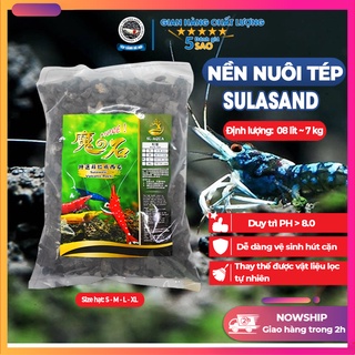 Nền nuôi tép cảnh cao cấp - Sula Sand - Sulawesi Volcanic Rock - Tép xinh aqua