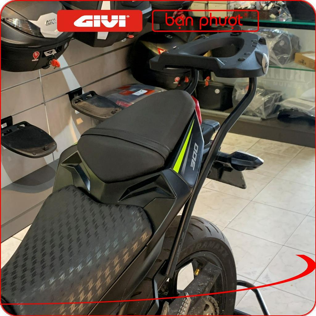 Baga Givi Cho Xe KAWASAKI Z300 - Cảng Trợ Lực GIVI HRV-NINJA250, Z300 - Bạn Phượt
