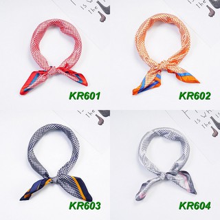 Khăn lụa turban vuông satin 60x60cm KR601-KR611