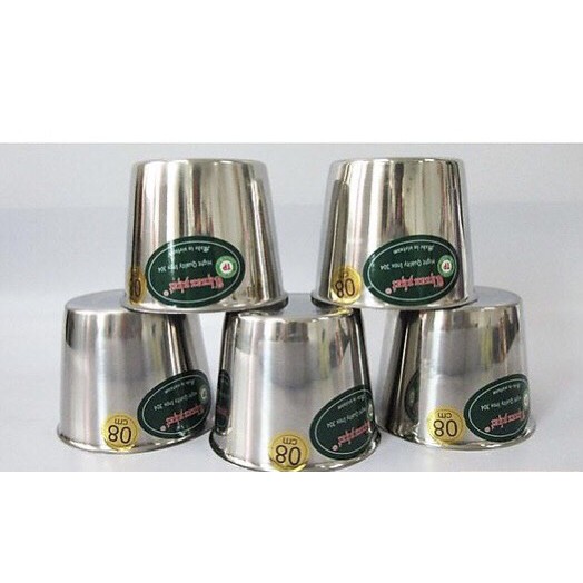 Ly làm đá inox đảm bảo an toàn sử dụng làm đá nhanh - Ly làm đá inox ko quai, ca cốc, cốc làm caramen cao cấp đa năng
