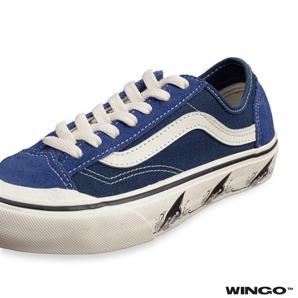 Vans Style 36 Decon Salt Wash Shark Fins Side Wall