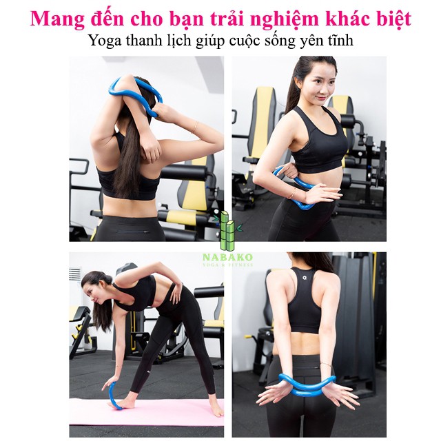 [TẶNG KHĂN] Vòng Tập Yoga Myring Nhựa ABS Siêu Bền Siêu Chắc – Nabako