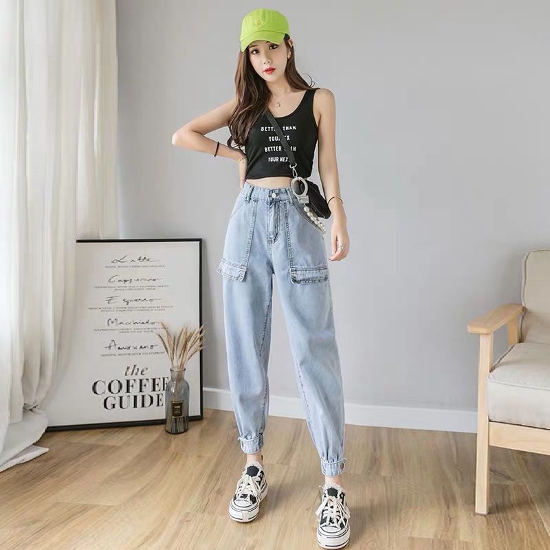 Quần baggy bò rách gấu | BigBuy360 - bigbuy360.vn