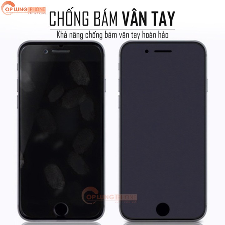 Kính cường lực iphone chống bám vân tay AG full 6/6s/6plus/7/8/7plus/8plus/x/xs/xs max/11/11promax/12/12pro/max