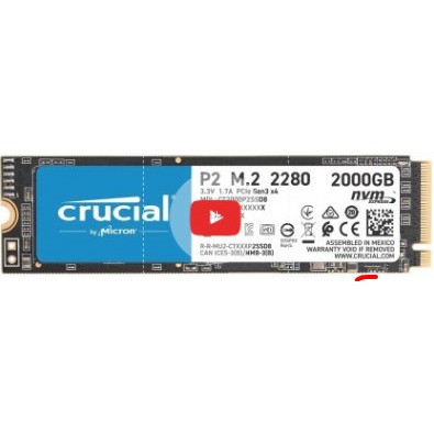 Ổ cứng SSD Crucial P2 NVMe 2280 M2 PCIe 500Gb/ 2Tb | BigBuy360 - bigbuy360.vn