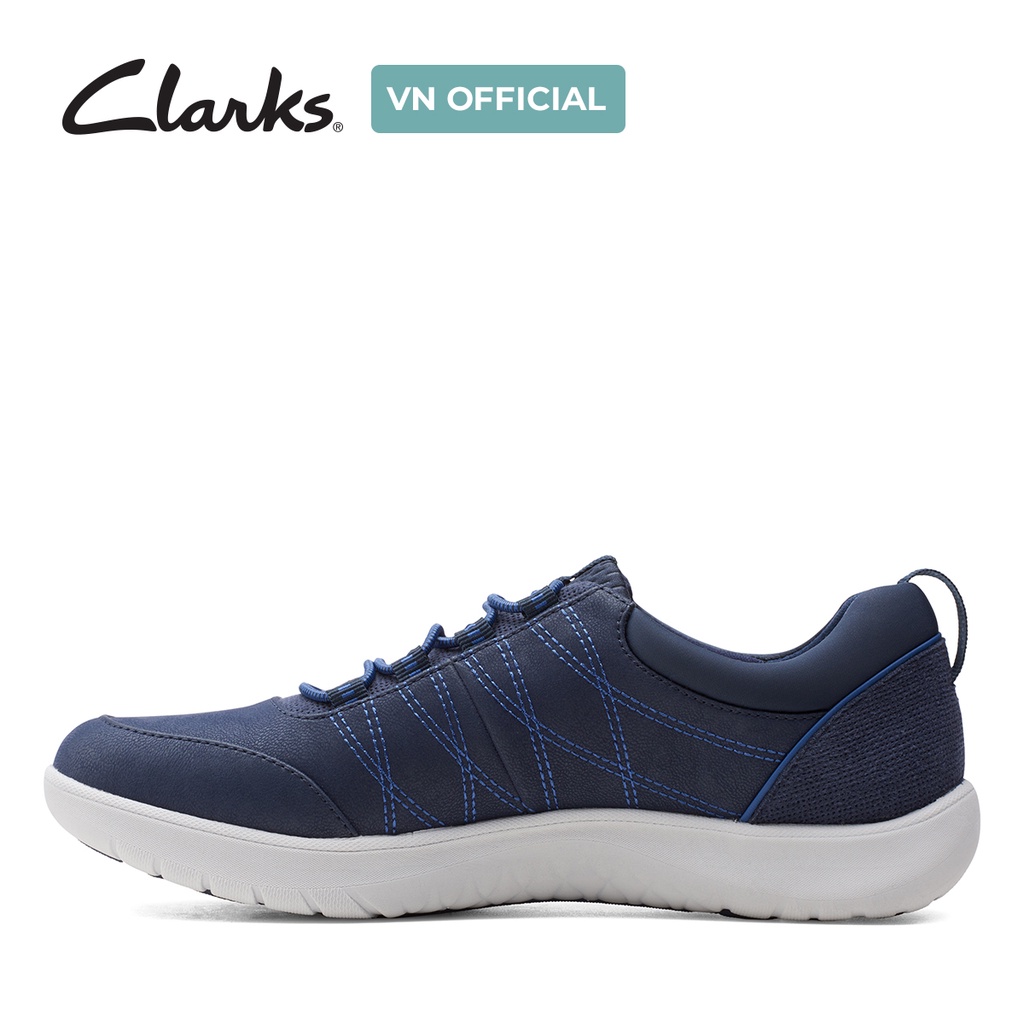Giày Lười Nữ CLARKS Adella Holly màu Navy