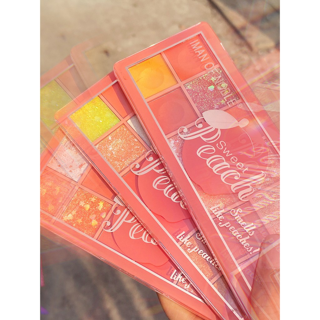 Bộ Phấn Mắt 12 Ô IMAN OF NOBLE SWEET PEACH 🍑 6660 Chính Hãng Nội Địa | BigBuy360 - bigbuy360.vn