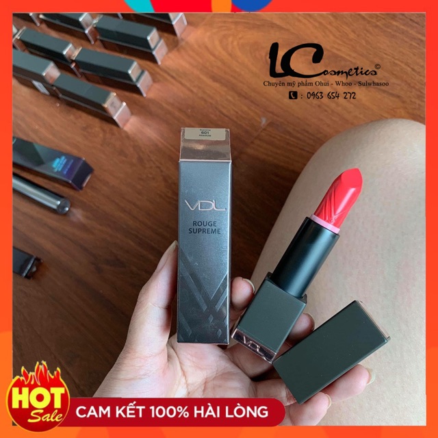 Son Lì VDL Rouge Supreme Siêu mềm môi💄CHÍNH HÃNG 100%💄chất son mềm mịn- không khô môi- màu sắc trẻ trung cá tính