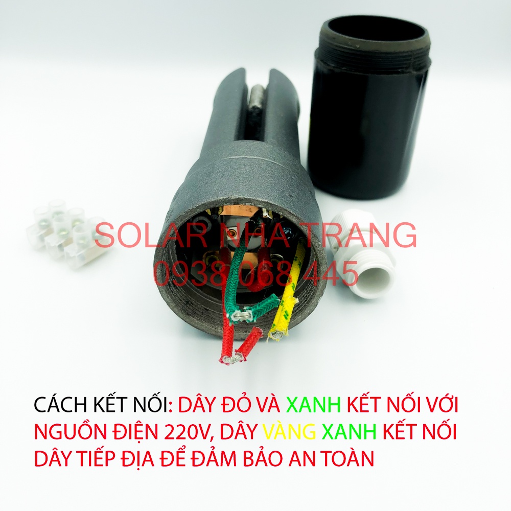 Điện trở phi 47/58 tự ngắt phủ chống ăn mòn 2000W máy nước nóng năng lượng mặt trời