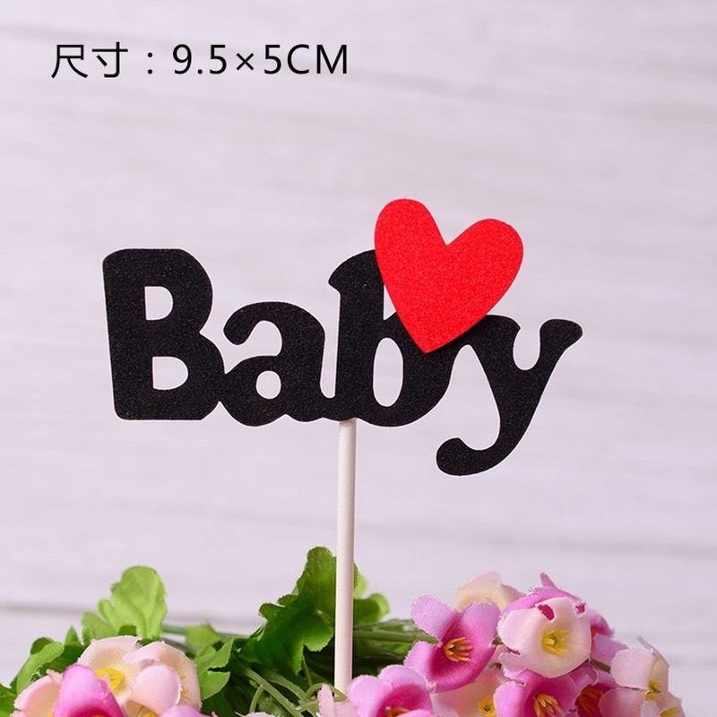 Que Cắm Trang Trí Bánh Sinh Nhật Chữ I Love YOU/ I Love Dad/I Love Mom