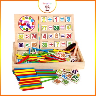 Hộp toán học kèm que tính