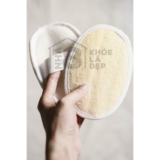 Miếng Tắm Xơ Mướp tẩy da chết 100% tự nhiên