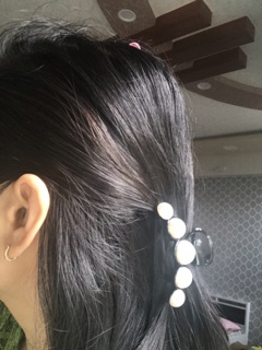 Kẹp tóc hạt châu