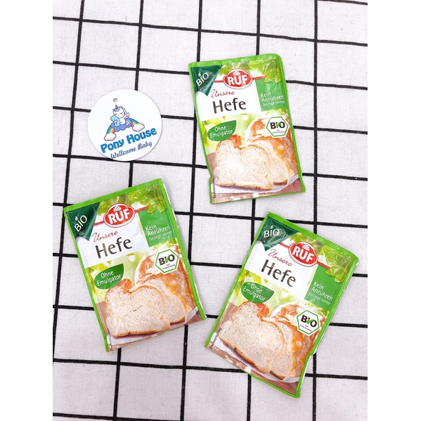 Bột hữu cơ Ruf làm bánh cho bé Date T7/2021