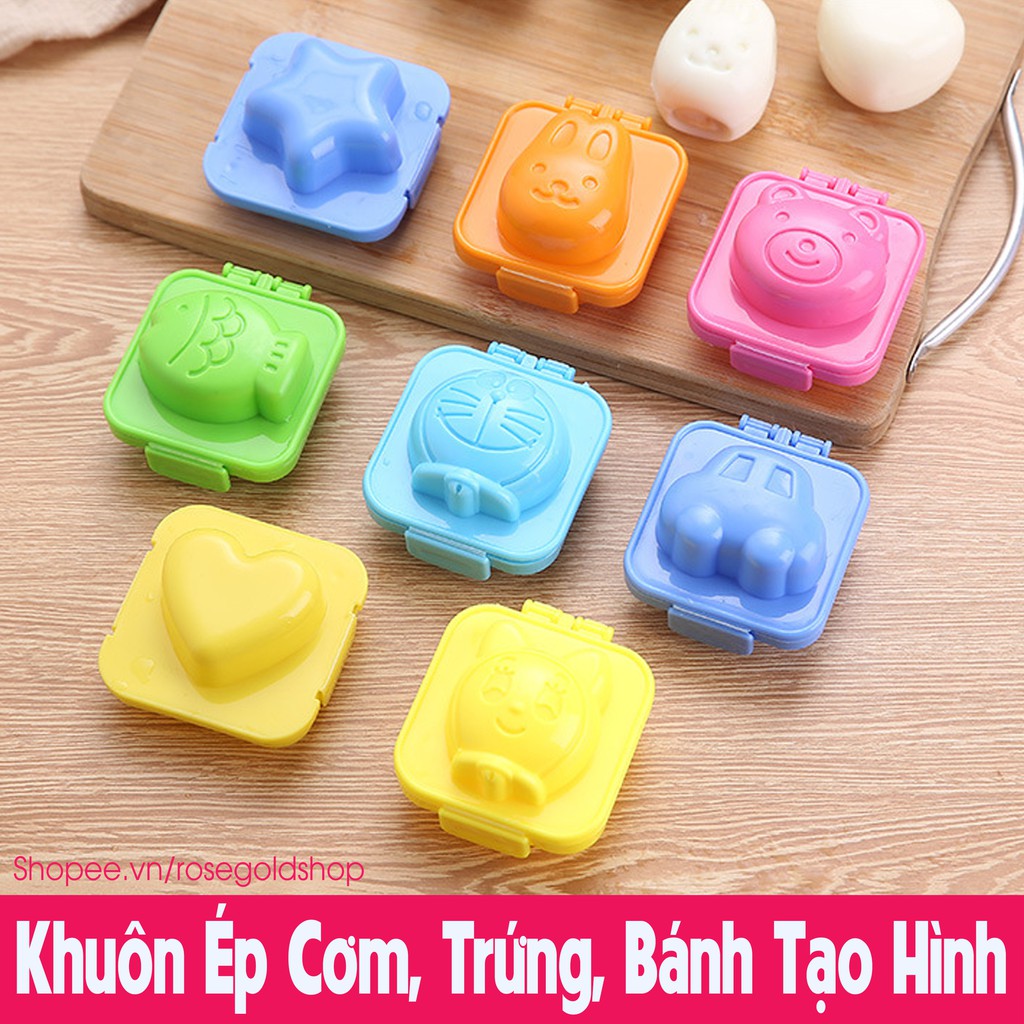 Khuôn Ép Cơm, Trứng, Bánh Tạo Hình Ngộ Nghĩnh Giúp Bé Thích Thú Khi Ăn (1 Chiếc)