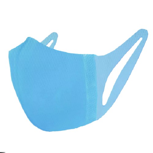 Khẩu trang 2 lớp vải không dệt kiểu dáng hàn quốc - màu xanh