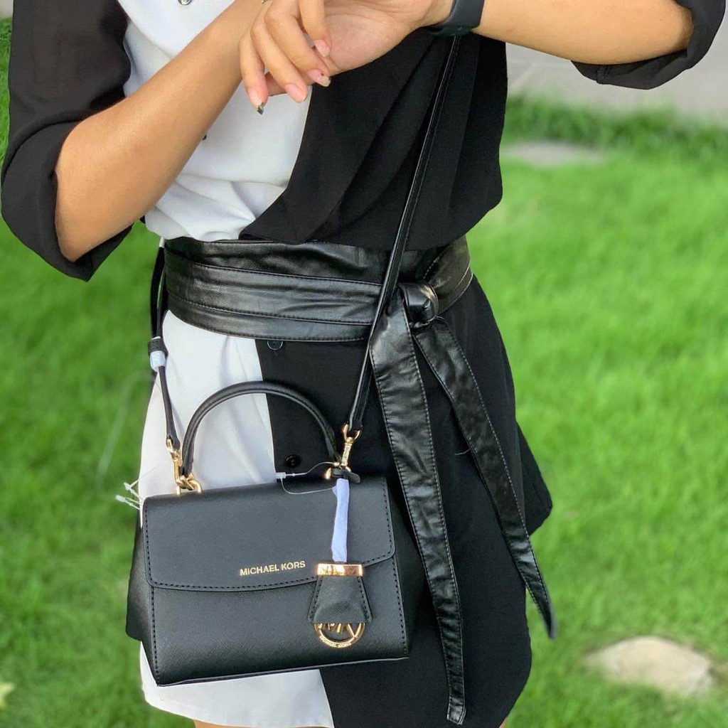 Túi Michael Kors Ava Black Size XS